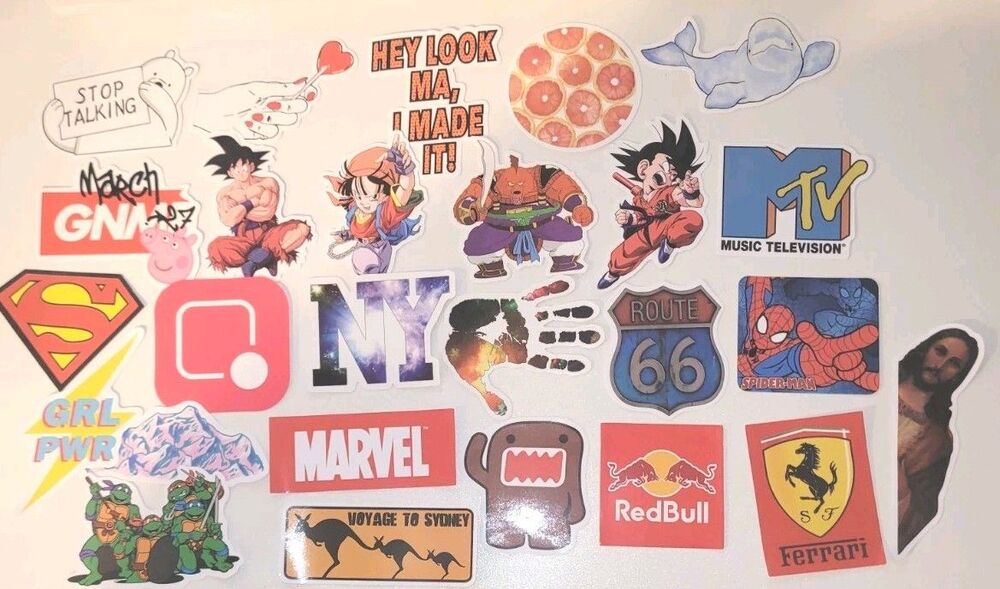 155 Sticker Pack - Iconic, Retro, Modern Mix - Picture 7 of 7